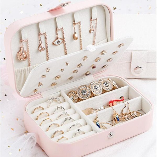 jewelry display travel portable jewelry box organizer pu leather ornament rings necklace earrings bracelets case storage casket, Pink;blue
jewelry display travel portable jewelry box organizer pu leather ornament rings necklace earrings bracelets case storage casket, Pink;blue