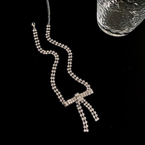 chokers lovoacc luxury full rhinestones bowknot pendant necklaces for women bling crystal tie bow necklace accessories, Golden;silver
chokers lovoacc luxury full rhinestones bowknot pendant necklaces for women bling crystal tie bow necklace accessories, Golden;silver