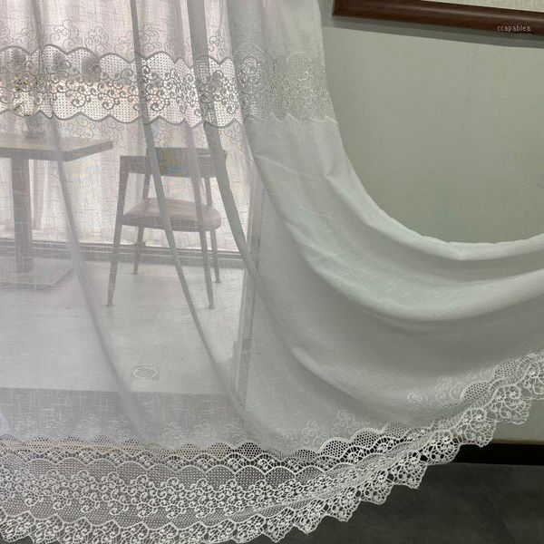 european luxury embroidery white tulle curtains for lving room bedroom geometric lace voile curtain drapes for windows zh037#41
european luxury embroidery white tulle curtains for lving room bedroom geometric lace voile curtain drapes for windows zh037#41