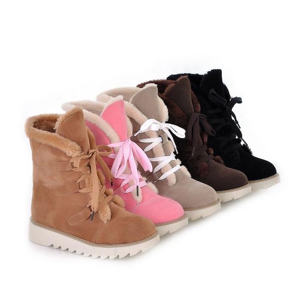 мода новый снег сапоги lace-up круглый toe med (3 см-5 см) высота lncreasing winter flock голеностопного solid плюшевые keep warm дышащий, Black
мода новый снег сапоги lace-up круглый toe med (3 см-5 см) высота lncreasing winter flock голеностопного solid плюшевые keep warm дышащий, Black