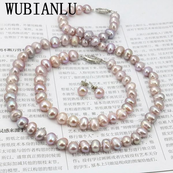 wubianlu purpel pearl necklace sets fish clasp 7-8mm necklace 18 inch bracelet 7.5 inch earring women jewelry making design 201222, Slivery;crystal
wubianlu purpel pearl necklace sets fish clasp 7-8mm necklace 18 inch bracelet 7.5 inch earring women jewelry making design 201222, Slivery;crystal