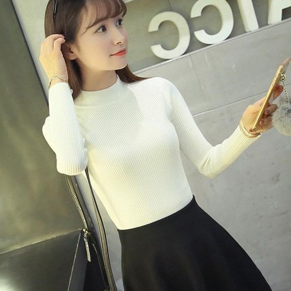 fashion slim turtleneck warm sweaters autumn winter women knitted elastic pullovers sweater drop shipping high quality, White;black
fashion slim turtleneck warm sweaters autumn winter women knitted elastic pullovers sweater drop shipping high quality, White;black