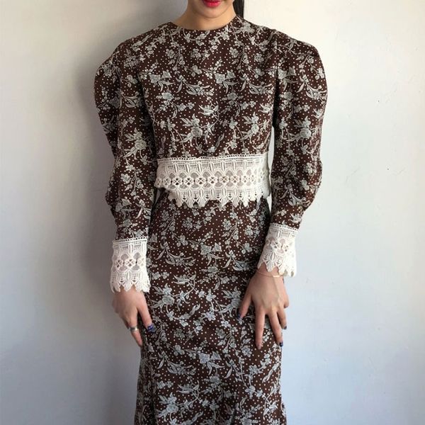 2021 new vintage female two sets of flora o-neck mangoes puff rentals sharpen waist mid-calf tall mermaid skirts spring fall uu6u, Gray
2021 new vintage female two sets of flora o-neck mangoes puff rentals sharpen waist mid-calf tall mermaid skirts spring fall uu6u, Gray
