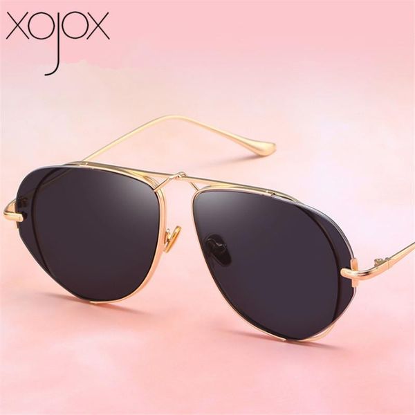 sunglasses xojox oversized women men fashion trimming vintage sun glasses 2021 brand desiger matel frame ladies eyeglasses uv400, White;black
sunglasses xojox oversized women men fashion trimming vintage sun glasses 2021 brand desiger matel frame ladies eyeglasses uv400, White;black