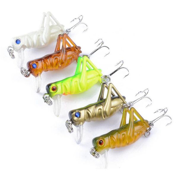 1pcs 40mm 3g grasshopper insects fishing lures flying wobbler lure hard bait 10# hooks artificial baits bass pike fishi bbyesy
1pcs 40mm 3g grasshopper insects fishing lures flying wobbler lure hard bait 10# hooks artificial baits bass pike fishi bbyesy
