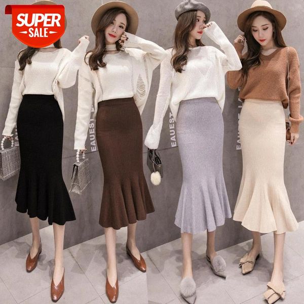 jxmyy autumn and winter new knitted skirt female bag hip fishtail skirt mid-length high waist a-line wild wool dress #i02q, White;black
jxmyy autumn and winter new knitted skirt female bag hip fishtail skirt mid-length high waist a-line wild wool dress #i02q, White;black