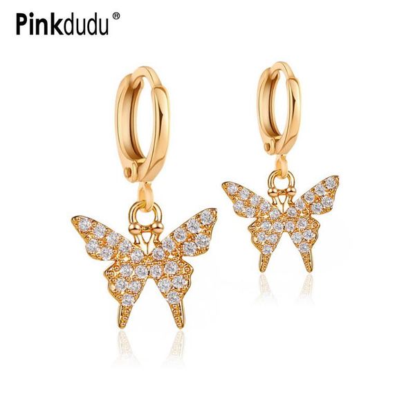 hoop & huggie pinkdudu korean style fashion earrings women copper rhinestone butterfly pendant elegant sweet og167, Golden;silver
hoop & huggie pinkdudu korean style fashion earrings women copper rhinestone butterfly pendant elegant sweet og167, Golden;silver