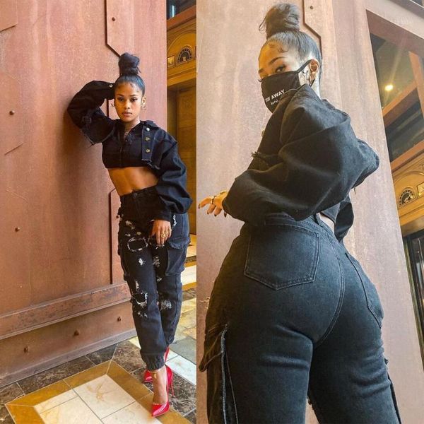 street style women jeans high waist button hollow out ankle banded casual pants autumn wear for party with real pictures1, Black;white
street style women jeans high waist button hollow out ankle banded casual pants autumn wear for party with real pictures1, Black;white