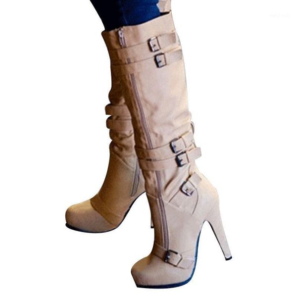 women mid calf high boots pleated buckle zip high heels shoes pointed toe female pumps ladies autumn winter 2020 plus size1, Black
women mid calf high boots pleated buckle zip high heels shoes pointed toe female pumps ladies autumn winter 2020 plus size1, Black