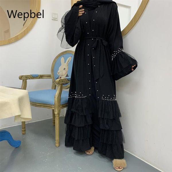 ethnic clothing wepbel middle east women abaya bead stitching mesh lace-up muslim dress long sleeve high waist black cardigan big swing robe, Red
ethnic clothing wepbel middle east women abaya bead stitching mesh lace-up muslim dress long sleeve high waist black cardigan big swing robe, Red