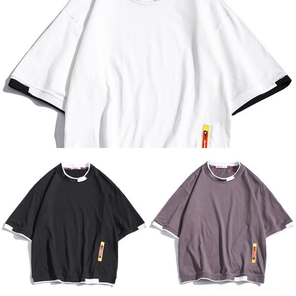 lfz9c 19 men's fake summer casual short-sleeved t-shirt sleeve shorts sleeve men's two-piece large size loose trendy half-sleeved, Blue
lfz9c 19 men's fake summer casual short-sleeved t-shirt sleeve shorts sleeve men's two-piece large size loose trendy half-sleeved, Blue