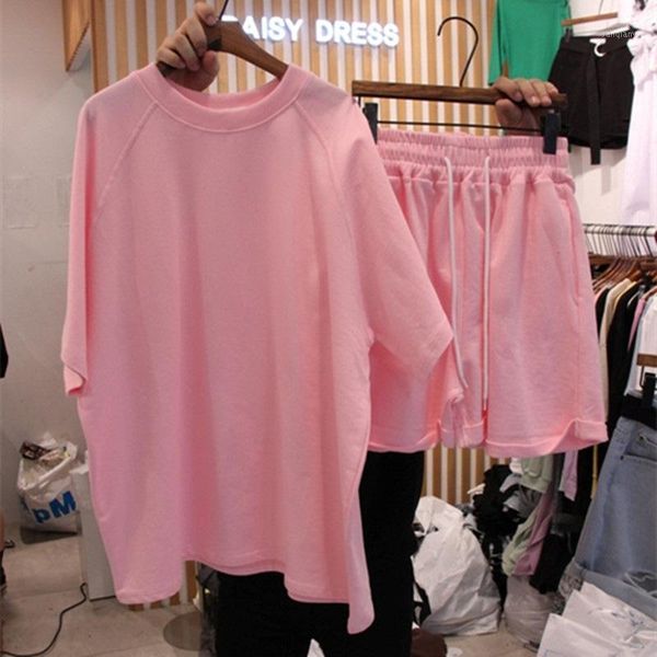 gym clothing women 2-piece suit oversize o neck flanging shorts elastic female streetwear summer ladies casual sets korean tracksuits1, White;black
gym clothing women 2-piece suit oversize o neck flanging shorts elastic female streetwear summer ladies casual sets korean tracksuits1, White;black