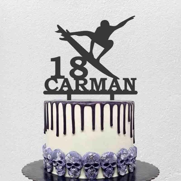Personalized Surfer Cake Topper Male Surfing Silhouettes Beach Surfing Cake Topper Surfer Birthday Party Decoration
Personalized Surfer Cake Topper Male Surfing Silhouettes Beach Surfing Cake Topper Surfer Birthday Party Decoration