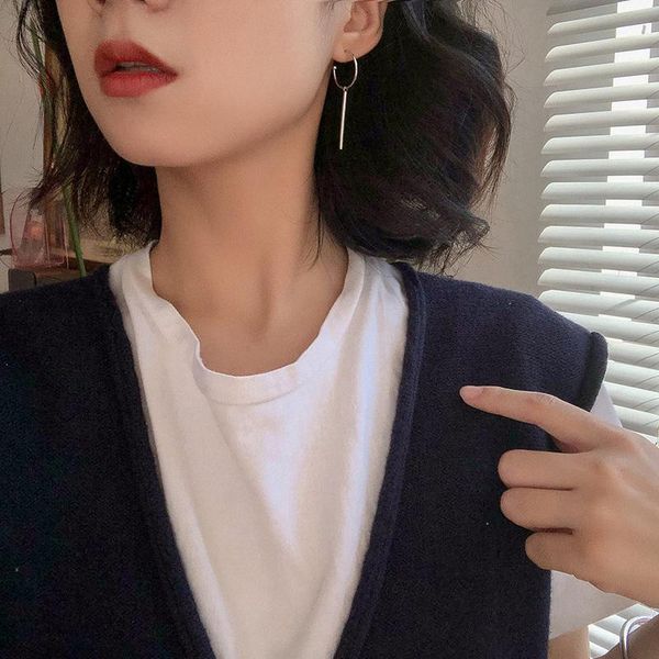 hoop & huggie korean hanging round small earrings for women 2021 simple gold silver color geometric cute elegant earings fashion jewelry, Golden;silver
hoop & huggie korean hanging round small earrings for women 2021 simple gold silver color geometric cute elegant earings fashion jewelry, Golden;silver