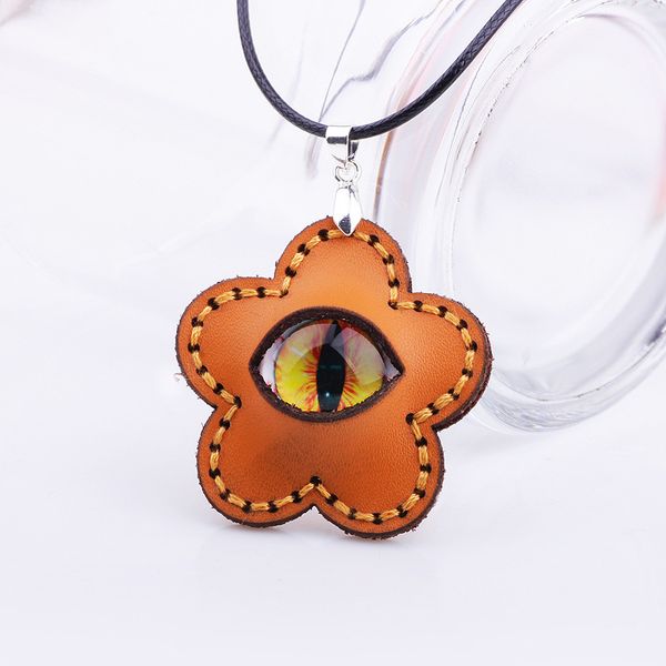 korean style jewelry genuine leather pendant flower shape cat eye necklace jewelry, Silver
korean style jewelry genuine leather pendant flower shape cat eye necklace jewelry, Silver