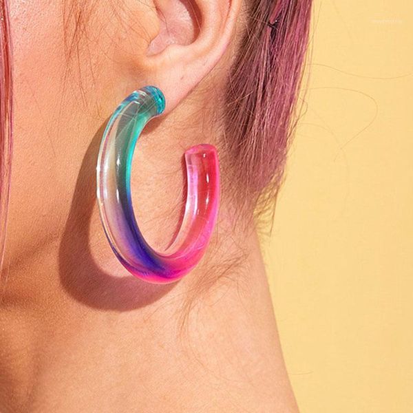 2020 ins trendy rainbow acrylic colorful neon yellow minimalism hoop earrings korean fashion chic women party jewelry1, Golden;silver
2020 ins trendy rainbow acrylic colorful neon yellow minimalism hoop earrings korean fashion chic women party jewelry1, Golden;silver
