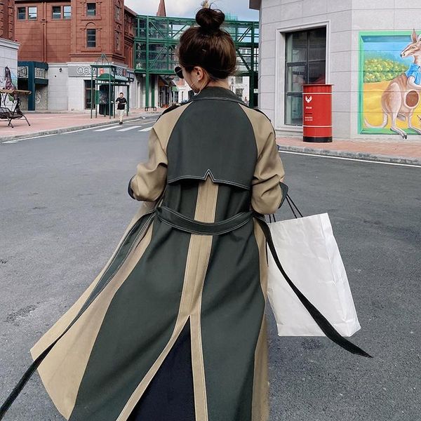 women's trench coats coat for women 2021 mid-length windbreaker female autumn korean clothes double-breasted slim thick vintage, Tan;black
women's trench coats coat for women 2021 mid-length windbreaker female autumn korean clothes double-breasted slim thick vintage, Tan;black