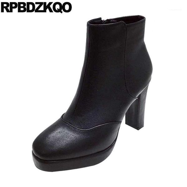 boots fetish winter extreme shoes high heel women ankle fur round toe short european brown block white platform chunky1, Black
boots fetish winter extreme shoes high heel women ankle fur round toe short european brown block white platform chunky1, Black
