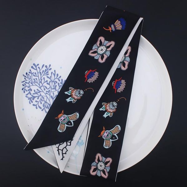 scarves 120*5cm style all-match galaxian printed small silk scarf fashion ribbon hair band, Blue;gray
scarves 120*5cm style all-match galaxian printed small silk scarf fashion ribbon hair band, Blue;gray