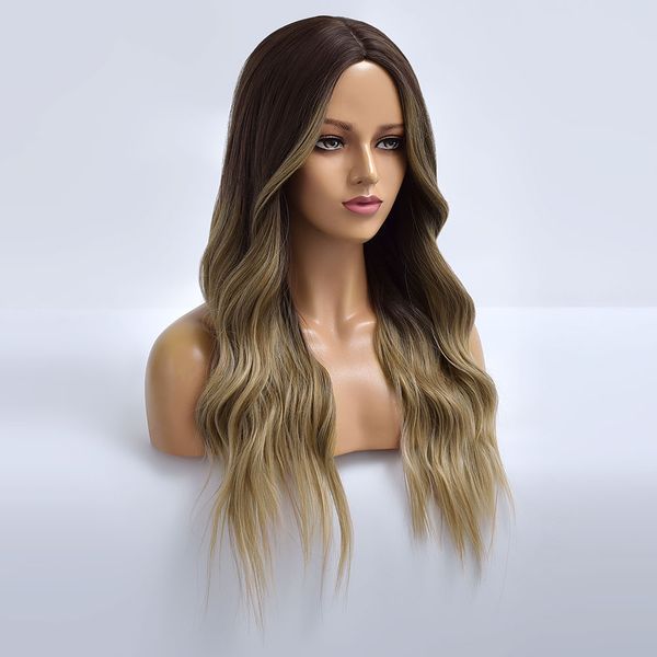 costume accessories long brown ombre daily wavy synthetic wigs for women natural hair cosplay wave female heat resistant fiber wig, Silver
costume accessories long brown ombre daily wavy synthetic wigs for women natural hair cosplay wave female heat resistant fiber wig, Silver