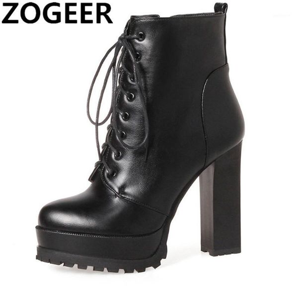 fashion ankle boots for women shoes leather lace up platform boots women winter autumn quality high heels black red shoes lady1
fashion ankle boots for women shoes leather lace up platform boots women winter autumn quality high heels black red shoes lady1