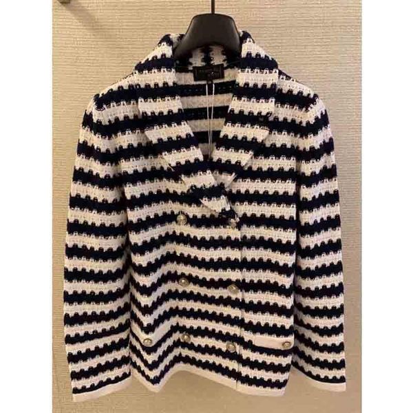 women's jackets cosmicchic women striped knitted jacket 2021 early spring lady double-breasted lapel gold button elegant cardigan sweat, Black;brown
women's jackets cosmicchic women striped knitted jacket 2021 early spring lady double-breasted lapel gold button elegant cardigan sweat, Black;brown