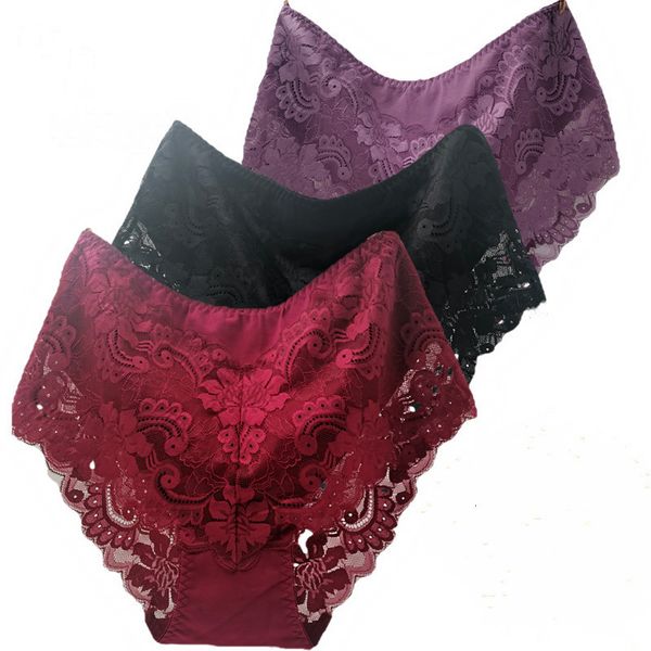 3pcs/lot ropa interior femeni briefs plus size 7xl cotton cutout lace lingeries intimates women's panties underwears, Black;pink
3pcs/lot ropa interior femeni briefs plus size 7xl cotton cutout lace lingeries intimates women's panties underwears, Black;pink