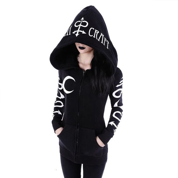 women hoodies gothic punk moon letter print sweatshirts autumn winter long sleeve black jacket zipper coat casual hoody 2xl 
women hoodies gothic punk moon letter print sweatshirts autumn winter long sleeve black jacket zipper coat casual hoody 2xl