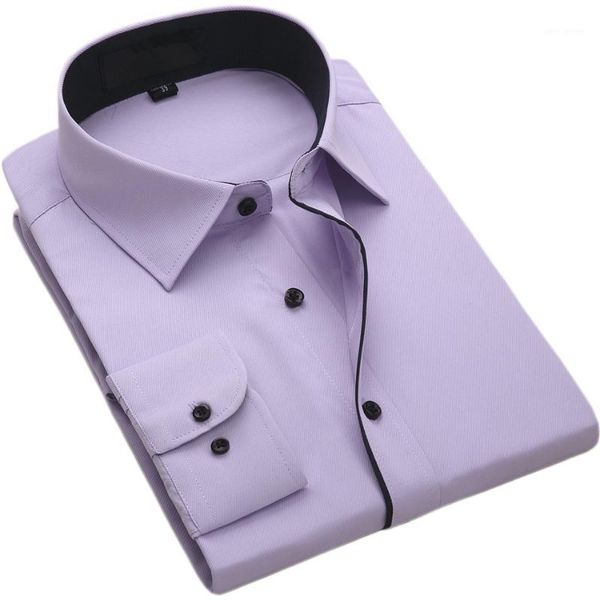 fillengudd 2019 fashion long sleeve men casual dress shirts social business male clothing with black collar, White;black
fillengudd 2019 fashion long sleeve men casual dress shirts social business male clothing with black collar, White;black