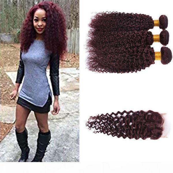ombre 99j curly wave hair bundles with lace closure human burgundy 99j deep curly hair with lace closure 4x4, Black;brown
ombre 99j curly wave hair bundles with lace closure human burgundy 99j deep curly hair with lace closure 4x4, Black;brown