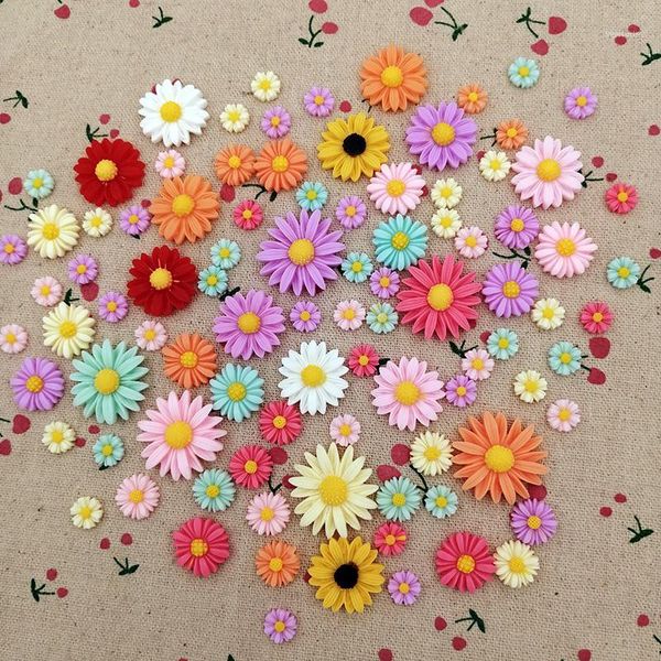 decorative objects & figurines resin mix color daisy flower flat back cabochon diy craft for jewelry hand making accessories phone case deco
decorative objects & figurines resin mix color daisy flower flat back cabochon diy craft for jewelry hand making accessories phone case deco