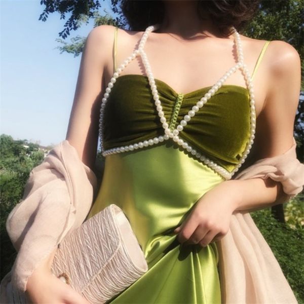 new fashion boho imitation pearls statement chains pendant dress jewelry pearls beads harness body chain wedding jewelry t200508, Silver
new fashion boho imitation pearls statement chains pendant dress jewelry pearls beads harness body chain wedding jewelry t200508, Silver