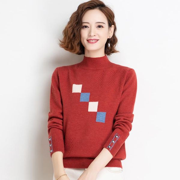 women turtleneck sweater winter autumn fashion argyle jumper long sleeve knit pullovers sweaters slim fit, White;black
women turtleneck sweater winter autumn fashion argyle jumper long sleeve knit pullovers sweaters slim fit, White;black