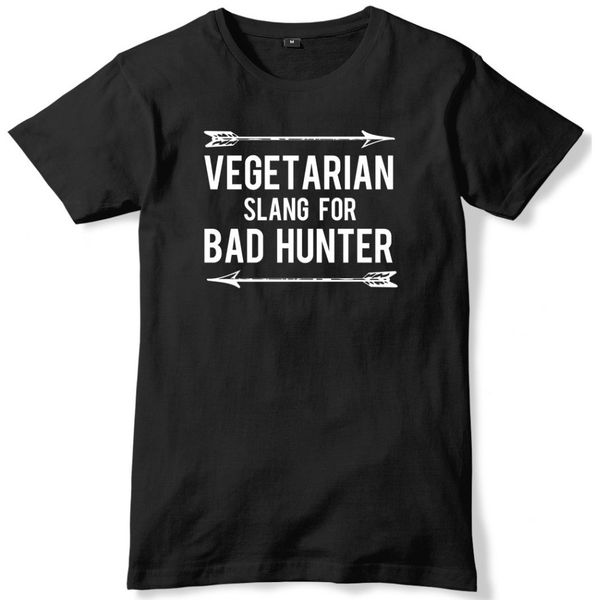 summer style new t shirt vegetarian slang for bad hunter funny t shirt funny casual tee shirts sport hooded sweatshirt hoodie
summer style new t shirt vegetarian slang for bad hunter funny t shirt funny casual tee shirts sport hooded sweatshirt hoodie