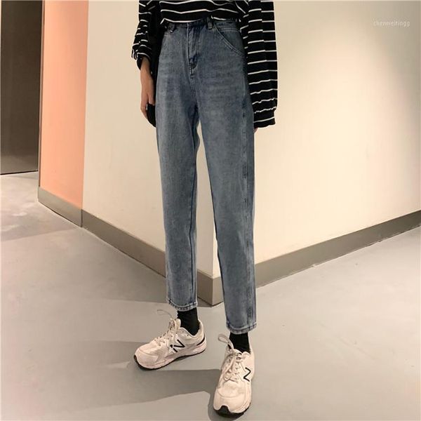 moda feminina high waisted jeans skinny zipper loose straight vintage style autumn bf women's clothing pantalones mujer1, Blue
moda feminina high waisted jeans skinny zipper loose straight vintage style autumn bf women's clothing pantalones mujer1, Blue