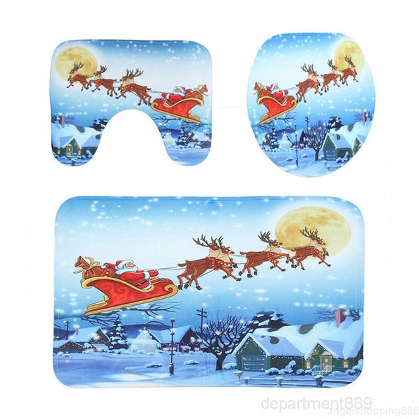 1 set non-slip christmas style pedestal rug+lid toilet cover+bath mat bathroom decoration
1 set non-slip christmas style pedestal rug+lid toilet cover+bath mat bathroom decoration
