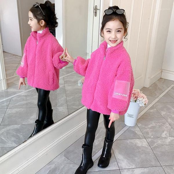 gg960 girls' lamb velvet autumn and winter wool sweater new style plus cotton thick coat, big kids fashion trend1, Blue;gray
gg960 girls' lamb velvet autumn and winter wool sweater new style plus cotton thick coat, big kids fashion trend1, Blue;gray