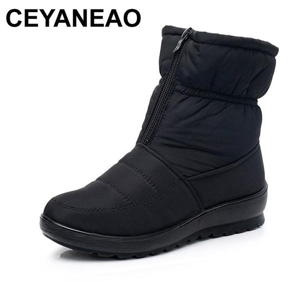 ceyaneaowomen boots winter shoes women snow boots with zipper plush inside women waterproof non-slip shoes, Black
ceyaneaowomen boots winter shoes women snow boots with zipper plush inside women waterproof non-slip shoes, Black