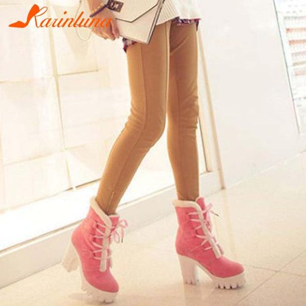 boots female shoes fashion sweet pink color platform cross-tied multicolor short plush autumn winter warm booties, Black
boots female shoes fashion sweet pink color platform cross-tied multicolor short plush autumn winter warm booties, Black
