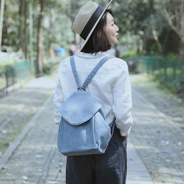 backpack style 2021 women casual canvas bag ladies small fresh handmade cloth shoulder female cotton school backpacks
backpack style 2021 women casual canvas bag ladies small fresh handmade cloth shoulder female cotton school backpacks