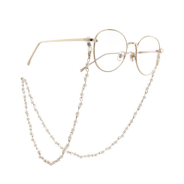sunglasses frames fashion pearl crystal glasses neck strap chain acrylic color beads eyeglasses necklace metal cord lanyard, Silver
sunglasses frames fashion pearl crystal glasses neck strap chain acrylic color beads eyeglasses necklace metal cord lanyard, Silver