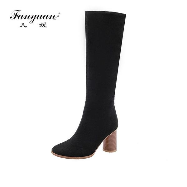 fanyuan plus size 32-48 shoes woman boots female chunky high heels add fur warm winter mid calf boots woman shoes, Black
fanyuan plus size 32-48 shoes woman boots female chunky high heels add fur warm winter mid calf boots woman shoes, Black