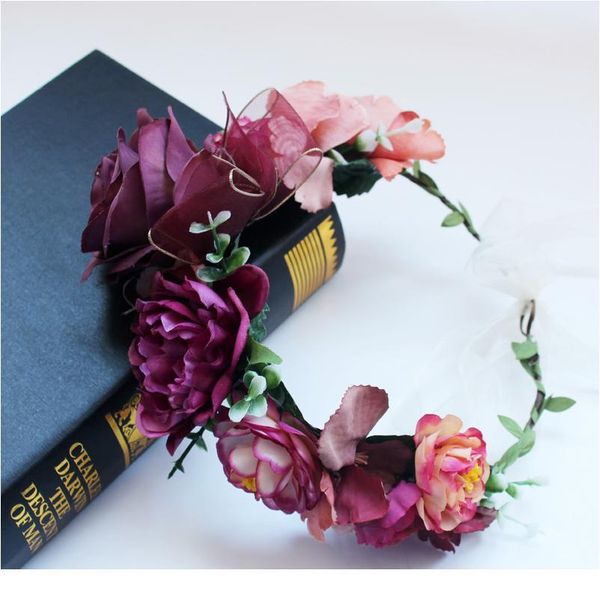 women wedding flower crown wreath floral head band garlands bridesmaid flower headband girls hair accessories bride h jllipw
women wedding flower crown wreath floral head band garlands bridesmaid flower headband girls hair accessories bride h jllipw
