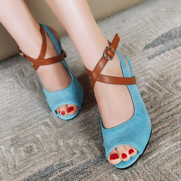 sandals women's blue ankle buckled fishbill chunky heel plus size color matching shoes sandalia feminina salto quadrado #31, Black
sandals women's blue ankle buckled fishbill chunky heel plus size color matching shoes sandalia feminina salto quadrado #31, Black