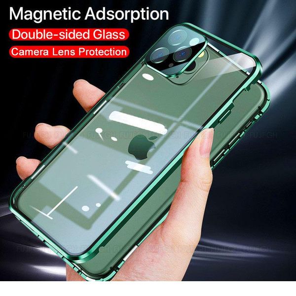 360 protective double sided glass magnetic metal case for iphone 12 11 pro x xs max xr with camera lens protectio bbyadv
360 protective double sided glass magnetic metal case for iphone 12 11 pro x xs max xr with camera lens protectio bbyadv