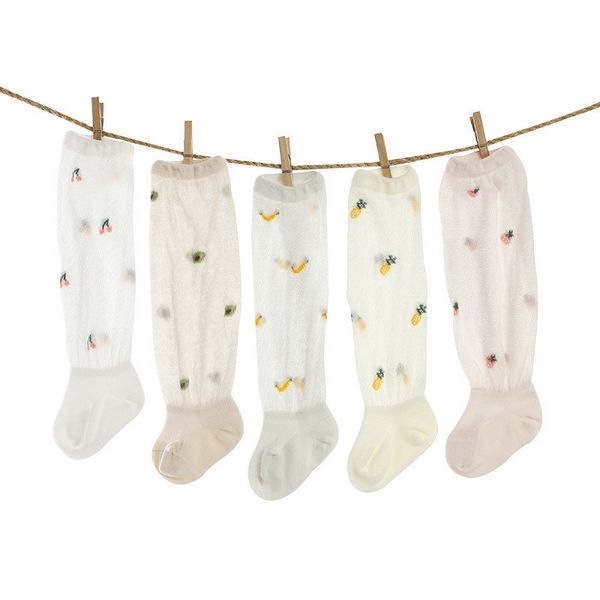 summer thin newborn baby socks mesh cotton knee high baby girls sock toddler fruit baby boys socks casual socks for girls y201009, Pink;yellow
summer thin newborn baby socks mesh cotton knee high baby girls sock toddler fruit baby boys socks casual socks for girls y201009, Pink;yellow
