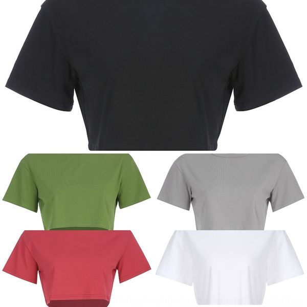 evax5 loose coat t-shirt summer ins women's bottoming basic 2020 show thin navel t-shirt new imsrk, White
evax5 loose coat t-shirt summer ins women's bottoming basic 2020 show thin navel t-shirt new imsrk, White