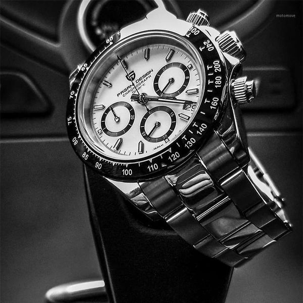 wristwatches men's multifunction watch pagani design stainless steel quartz men for sports waterproof chronograph1, Slivery;brown
wristwatches men's multifunction watch pagani design stainless steel quartz men for sports waterproof chronograph1, Slivery;brown