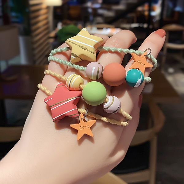 guodong gate colorful striped five-pointed star hair rope girl heart cute ball beaded headband rubber band for bun haircut fashion design, Golden;white
guodong gate colorful striped five-pointed star hair rope girl heart cute ball beaded headband rubber band for bun haircut fashion design, Golden;white