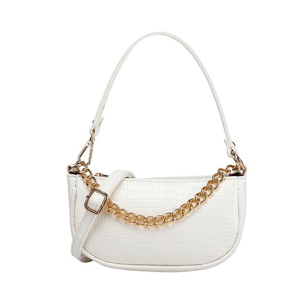 women crocodile print shoulder bag adjustable strap chain handle handbag fashion shell shape crossbody
women crocodile print shoulder bag adjustable strap chain handle handbag fashion shell shape crossbody